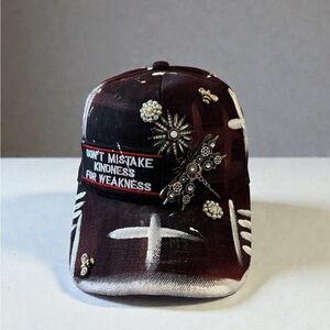 unisex Customize hand painted truckers baseball hat.